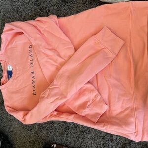 Kiawah Island Women's Coral Crew Neck Sweater